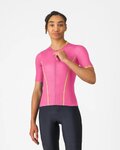 CASTELLI Cyklistický dres s krátkým rukávem - ANIMA FLOW - růžová