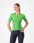 CASTELLI Cyklistický dres s krátkým rukávem - ANIMA FLOW - zelená/černá