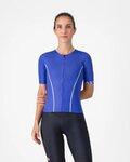 CASTELLI Cyklistický dres s krátkým rukávem - ANIMA FLOW - fialová