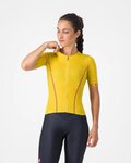 CASTELLI Cyklistický dres s krátkým rukávem - ANIMA FLOW - žlutá