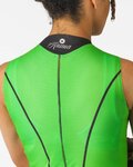 CASTELLI Cyklistický dres bez rukávů - ANIMA FLOW - zelená/černá