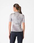 CASTELLI Cyklistický dres s krátkým rukávem - COSMIC VORTEX - šedá