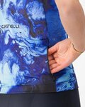 CASTELLI Cyklistický dres s krátkým rukávem - COSMIC VORTEX - modrá