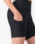 CASTELLI Cyklistické kalhoty krátké bez laclu - COMFORT TRAVEL - černá