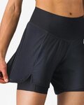 CASTELLI Cyklistické kalhoty krátké bez laclu - MOVEMENT TRAVEL - černá