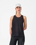 CASTELLI Cyklistické triko bez rukávů - COMFORT TRAVEL - černá