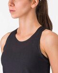 CASTELLI Cyklistické triko bez rukávů - COMFORT TRAVEL - černá
