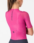 CASTELLI Cyklistická kombinéza - MOVEMENT - růžová/modrá