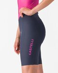 CASTELLI Cyklistická kombinéza - MOVEMENT - růžová/modrá
