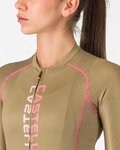 CASTELLI Cyklistický dres s krátkým rukávem - UNLIMITED 2 W - hnědá
