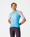 CASTELLI Cyklistický dres s krátkým rukávem - UNLIMITED 2 W - modrá
