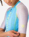 CASTELLI Cyklistický dres s krátkým rukávem - UNLIMITED 2 W - modrá