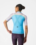 CASTELLI Cyklistický dres s krátkým rukávem - UNLIMITED 2 W - modrá