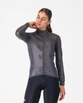 CASTELLI Cyklistická větruodolná bunda - ARIA SHELL 2 W - šedá