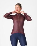 CASTELLI Cyklistická větruodolná bunda - ARIA SHELL 2 W - bordó