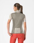 CASTELLI Cyklistická vesta - ARIA 2 W - béžová