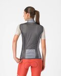 CASTELLI Cyklistická vesta - ARIA 2 W - stříbrná