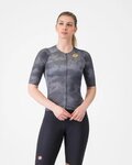 CASTELLI Cyklistický dres s krátkým rukávem - RACE 8S W - šedá