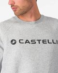 CASTELLI mikina - LOGO - šedá