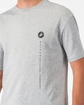 CASTELLI Cyklistické triko s krátkým rukávem - INNOVATION LOGO - šedá