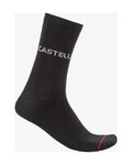 CASTELLI Cyklistické ponožky klasické - CASUAL - černá