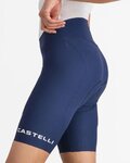CASTELLI Cyklistické kalhoty krátké bez laclu - ESPRESSO 2 W - modrá