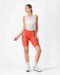 CASTELLI Cyklistické kalhoty krátké bez laclu - ESPRESSO 2 W - červená