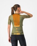 CASTELLI Cyklistický dres s krátkým rukávem - UNLIMITED PRO 2 W - zelená