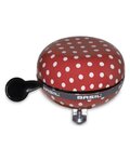 BASIL zvonek - POLKADOT BIG BELL - červená/bílá