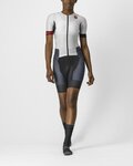 CASTELLI Cyklistická kombinéza - FREE SANREMO 2 W - bílá/černá