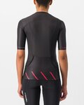 CASTELLI Cyklistický dres s krátkým rukávem - FREE SPEED 2W RACE - černá/růžová