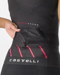 CASTELLI Cyklistický dres bez rukávů - FREE W TRI - černá/růžová