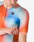 CASTELLI Cyklistická kombinéza - SANREMO 3 - červená/modrá/vícebarevná