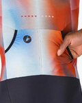 CASTELLI Cyklistická kombinéza - SANREMO 3 - červená/modrá/vícebarevná