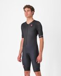 CASTELLI Cyklistická kombinéza - CORE TRI SUIT SHORT SLEEVE - černá