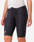 CASTELLI Cyklistická kombinéza - FREE SANREMO 3 W SUIT SHORT SLEEVE - bílá/stříbrná/černá
