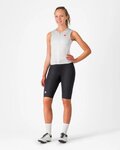 CASTELLI Cyklistická kombinéza - SANREMO 3 - bílá/stříbrná