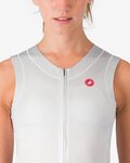 CASTELLI Cyklistická kombinéza - SANREMO 3 - bílá/stříbrná
