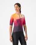 CASTELLI Cyklistický dres s krátkým rukávem - FREE SPEED 3 W RACE TOP - vícebarevná
