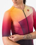 CASTELLI Cyklistický dres s krátkým rukávem - FREE SPEED 3 W RACE TOP - vícebarevná