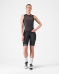 CASTELLI Cyklistický dres bez rukávů - FREE SPEED 3 W TOP - černá