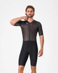 CASTELLI Cyklistická kombinéza - PR 3 SPEED - černá