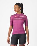 CASTELLI Cyklistický dres s krátkým rukávem - #GIRO107 COMPETIZIONE W - cyklámenová