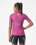 CASTELLI Cyklistický dres s krátkým rukávem - #GIRO107 COMPETIZIONE W - cyklámenová