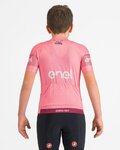 CASTELLI Cyklistický dres s krátkým rukávem - #GIRO107 KID - růžová