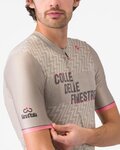 CASTELLI Cyklistický dres s krátkým rukávem - GIRO COLLE DELLE FINESTRE - béžová