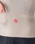 CASTELLI Cyklistický dres s krátkým rukávem - GIRO COLLE DELLE FINESTRE - béžová