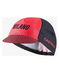 CASTELLI Cyklistická čepice - GIRO109 TAPPA - černá/červená