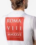 CASTELLI Cyklistický dres s krátkým rukávem - GIRO109 ROME - bílá/červená