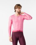 CASTELLI Cyklistický dres s dlouhým rukávem letní - GIRO109 CORRETTO LS - růžová